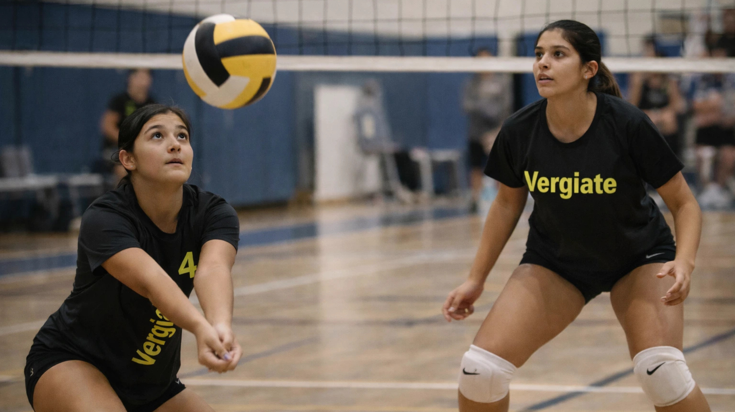 Ragazze della nostra società di pallavolo che si allenano