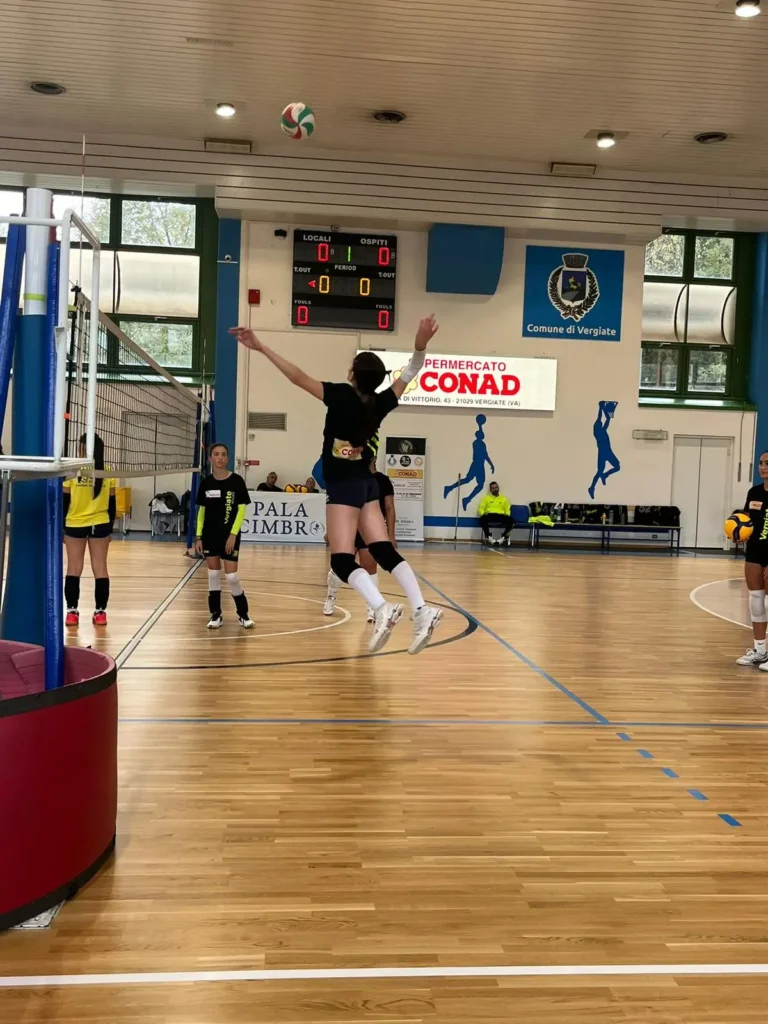 Foto durante un'allenamento della U18 Femminile