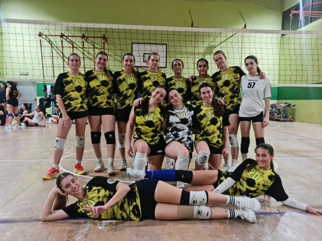 Prima squadra femminile dopo un'importante vittoria